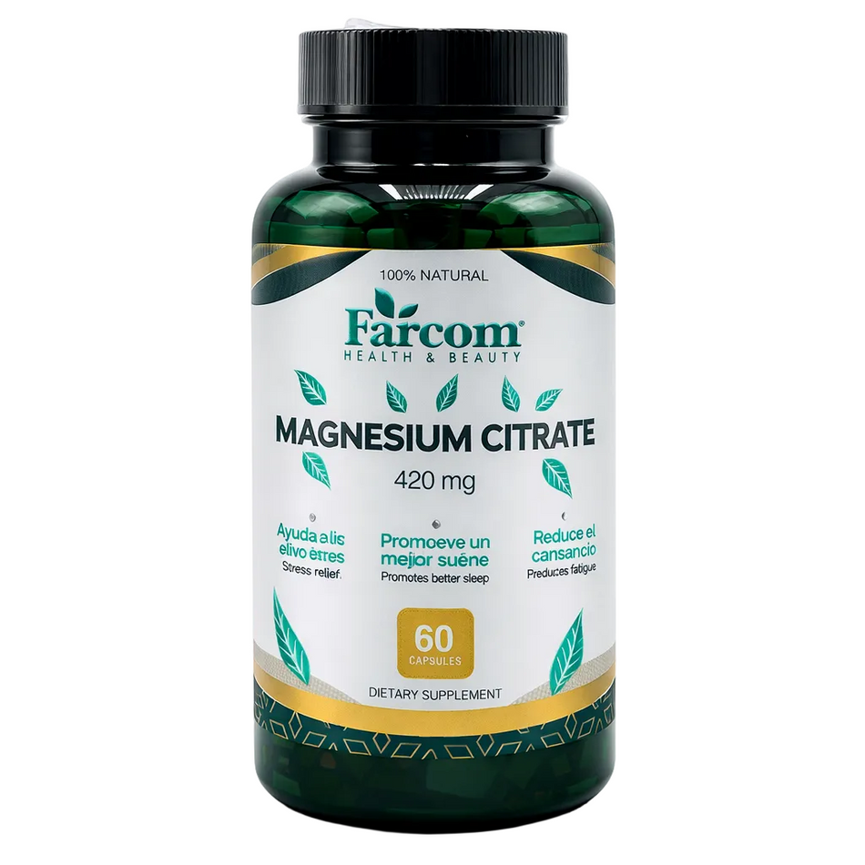 Magnesium Citrate - 420 mg / 60 Capsules