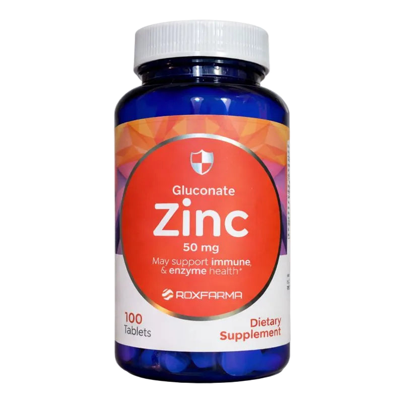 Gluconate Zinc - 50 mg - 100 Tablets