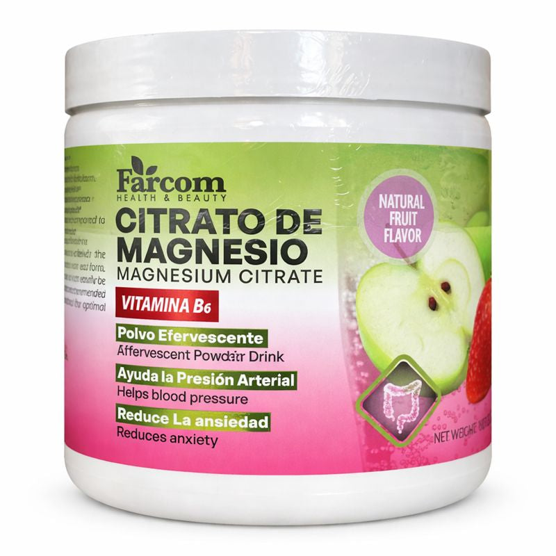 Citrato de Magnesio-Sabor Manzana/ Fresa