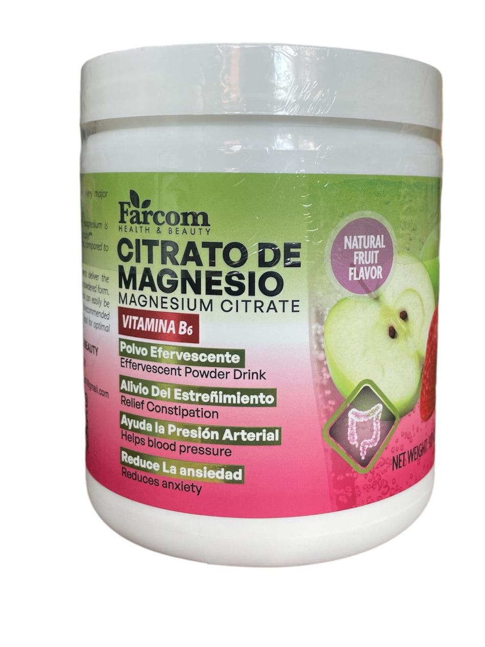 Citrato de Magnesio-Sabor Manzana/ Fresa