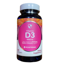 Vitamin D3 - 1000 IU - 60 Softgels