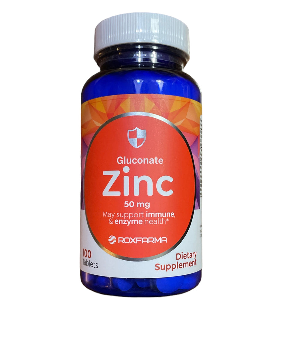 Gluconate Zinc - 50 mg - 100 Tablets