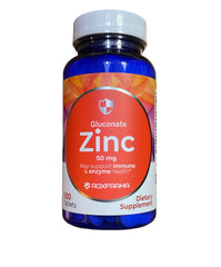 Gluconate Zinc - 50 mg - 100 Tablets