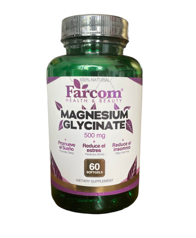 Magnesium Glycinate - 60 Softgels - 500mg