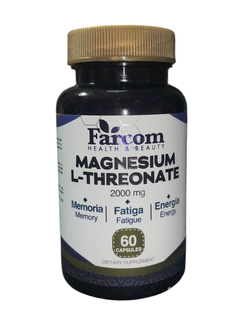 Magnesium L-Threonate / 60 Capsules